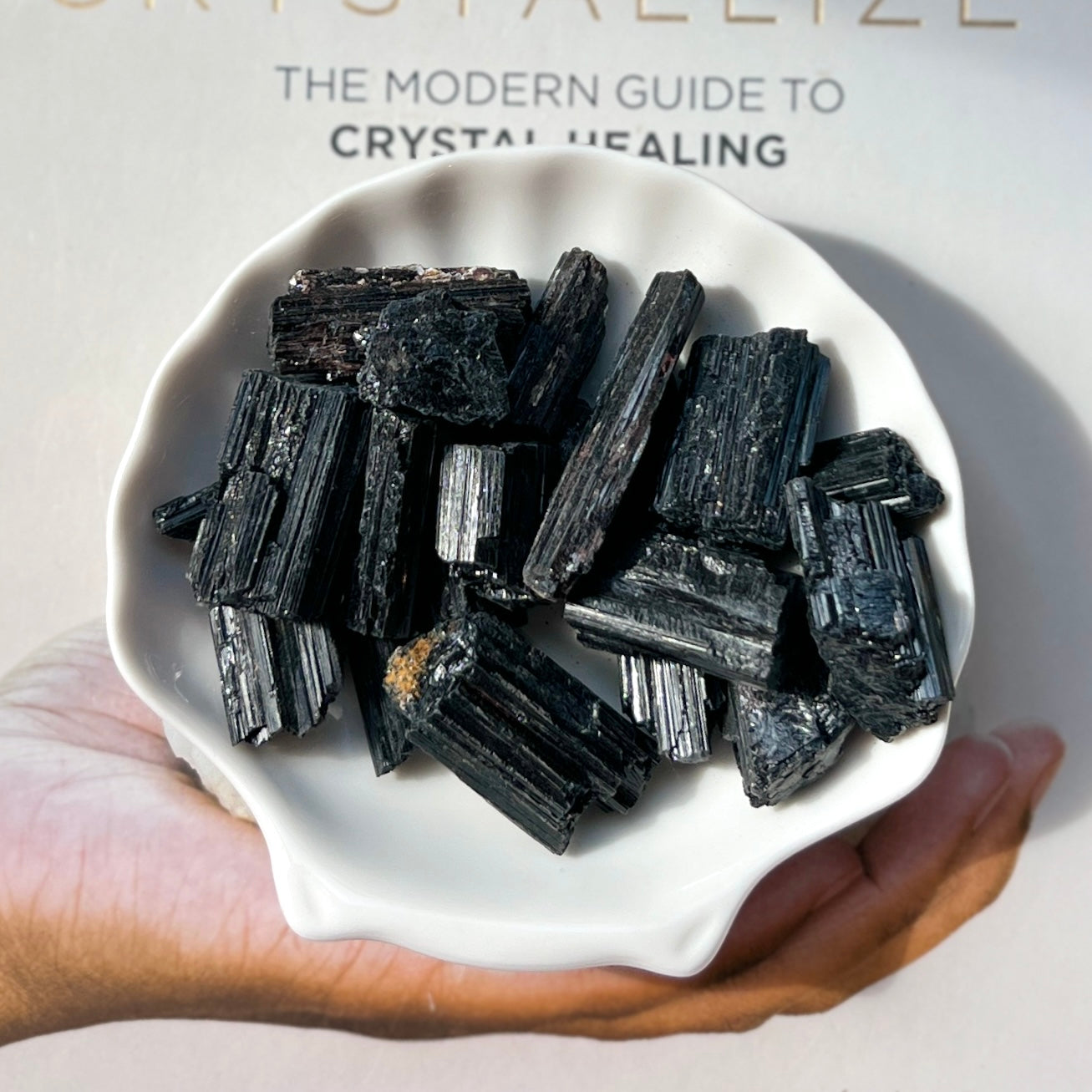 Black Tourmaline raw 100g 黑碧璽