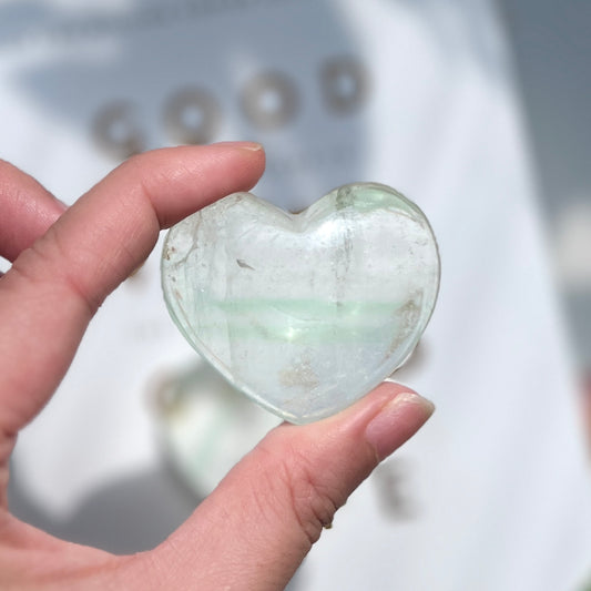 Fluorite Heart 螢石