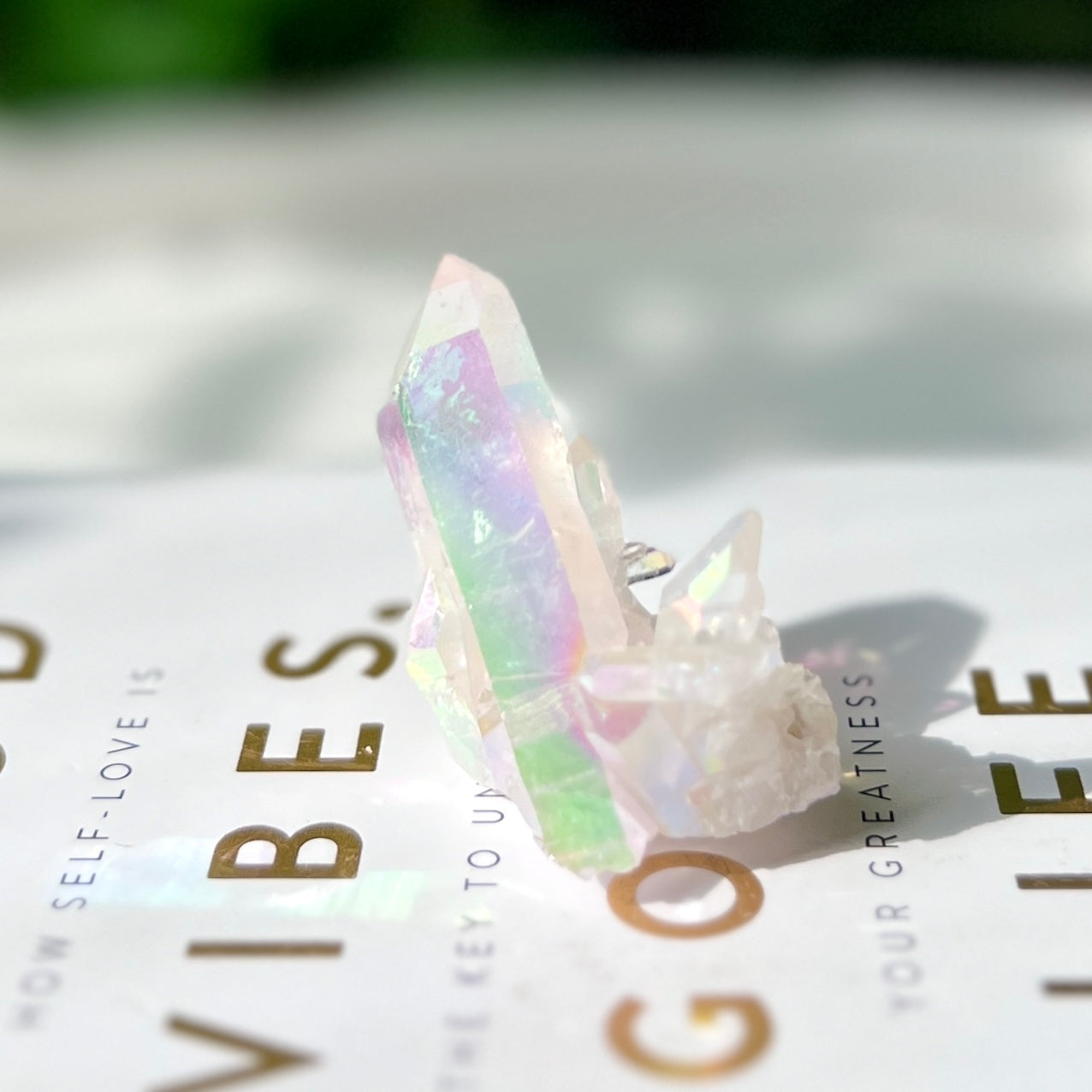 Angel Aura Quartz Cluster 天使光水晶