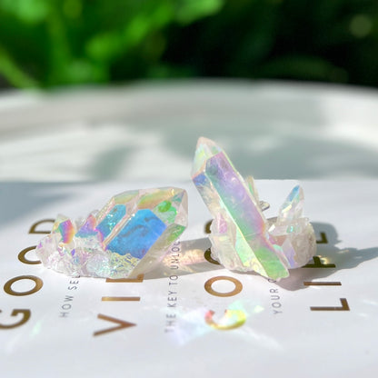 Angel Aura Quartz Cluster 天使光水晶