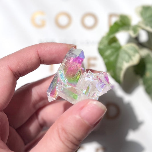 Angel Aura Quartz Cluster 天使光水晶