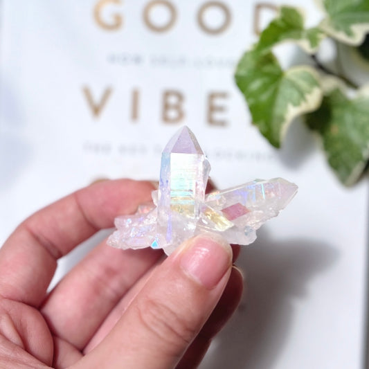 Angel Aura Quartz Cluster 天使光水晶
