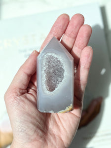 Druzy Agate Tower (DRA-030)