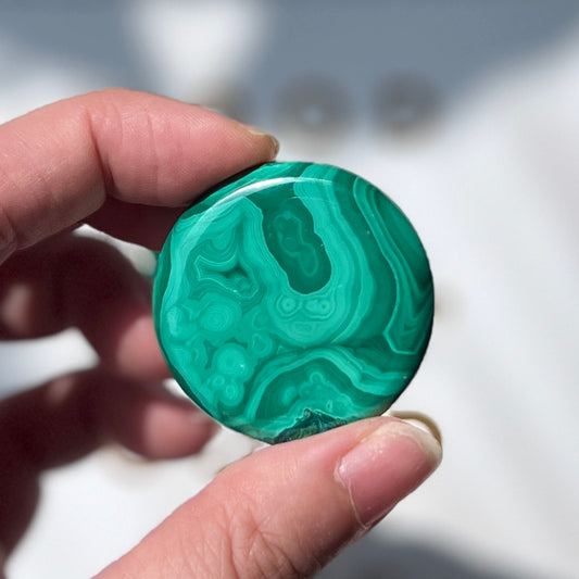 Malachite Palm Stone 孔雀石