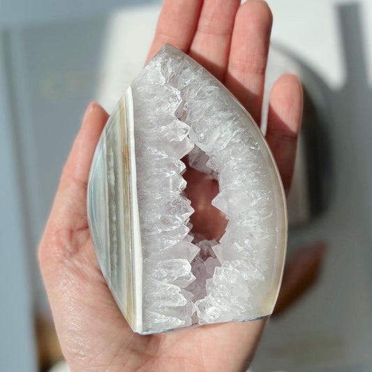 Druzy Agate Flame 瑪瑙