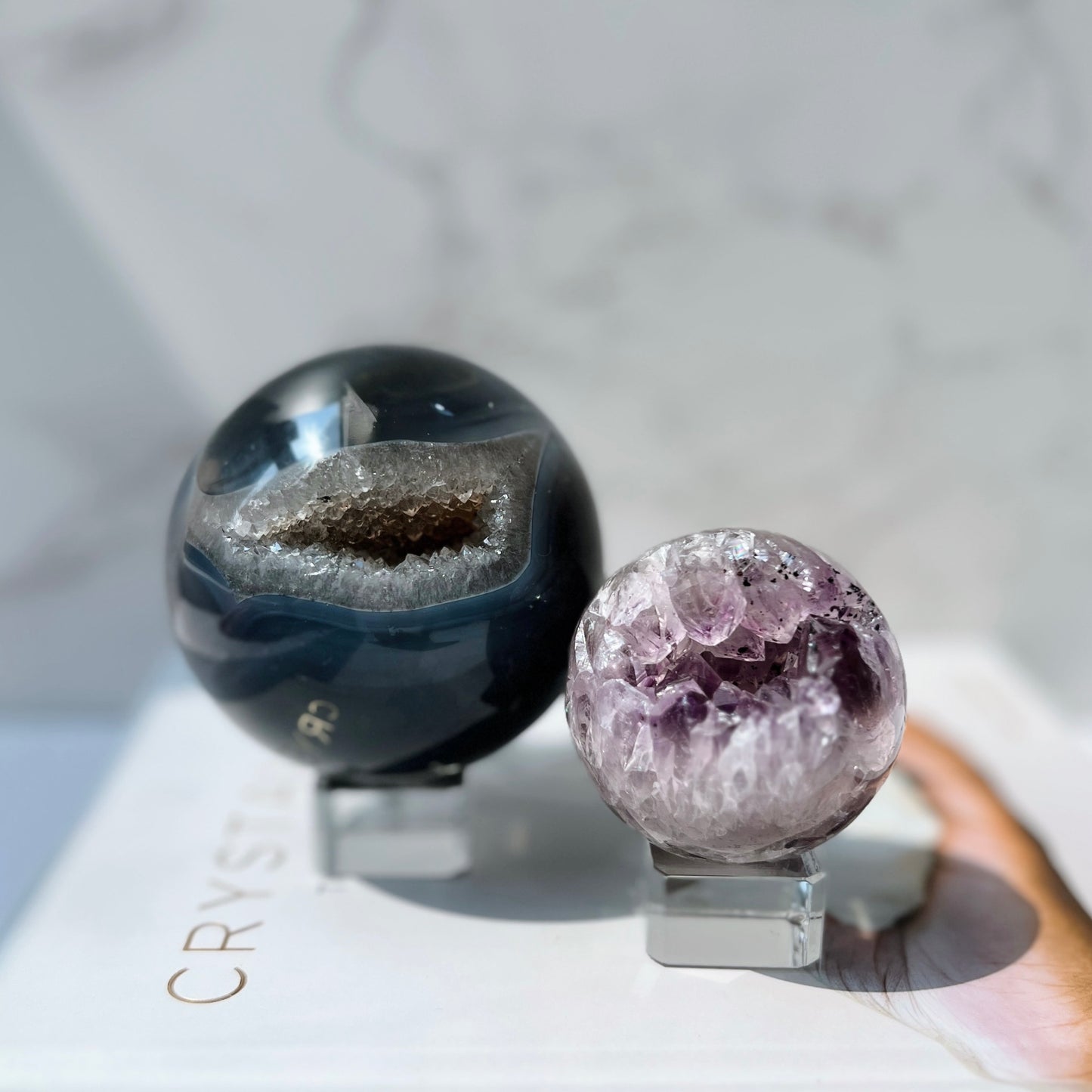 Agate sphere 6.7cm 瑪瑙球