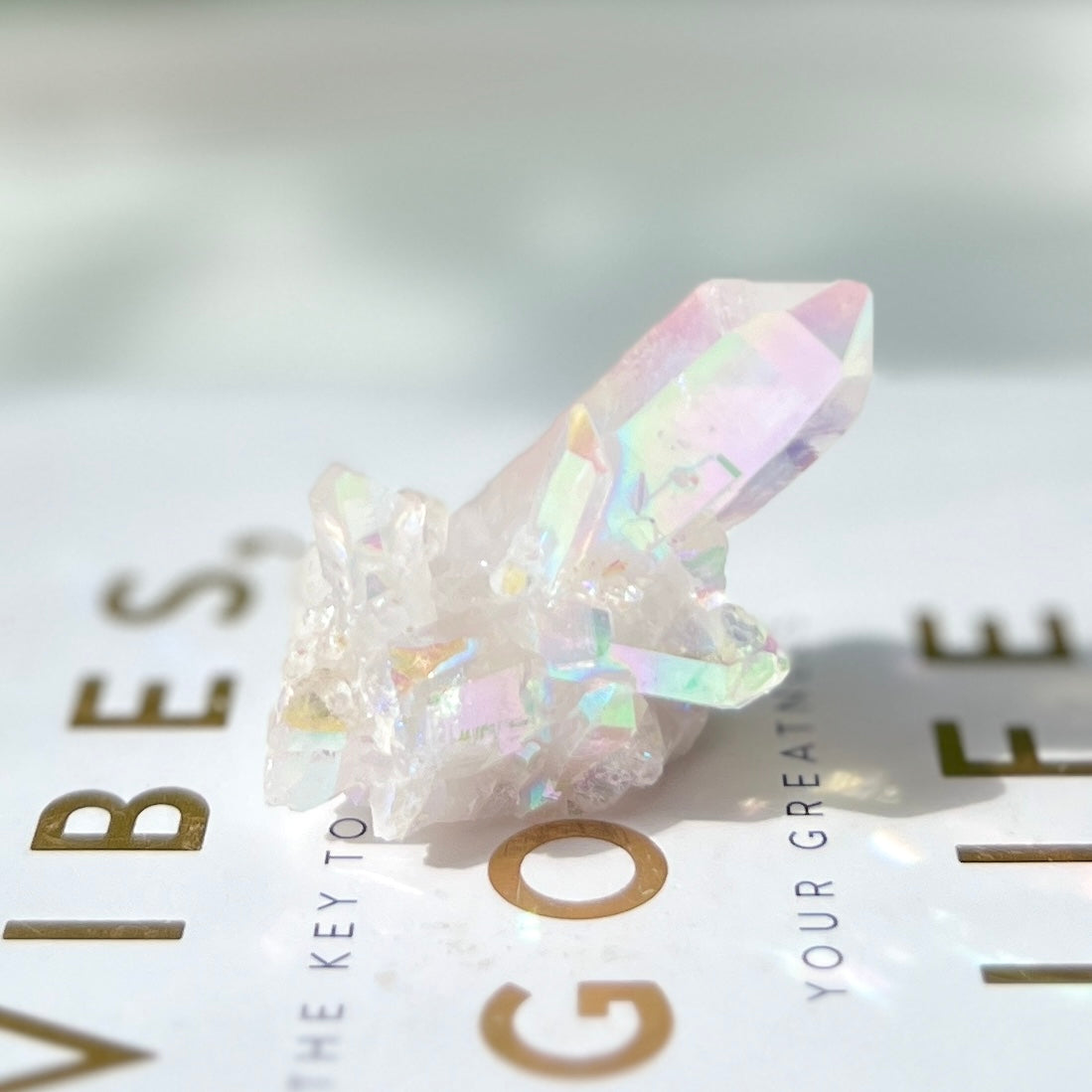 Angel Aura Quartz Cluster 天使光水晶