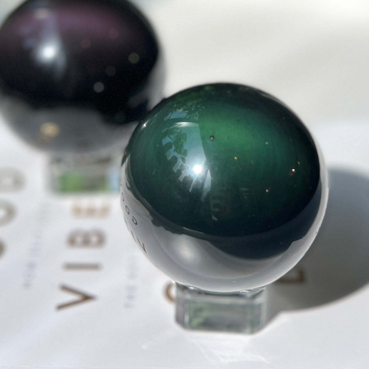 Rainbow Obsidian Sphere 彩虹黑曜石