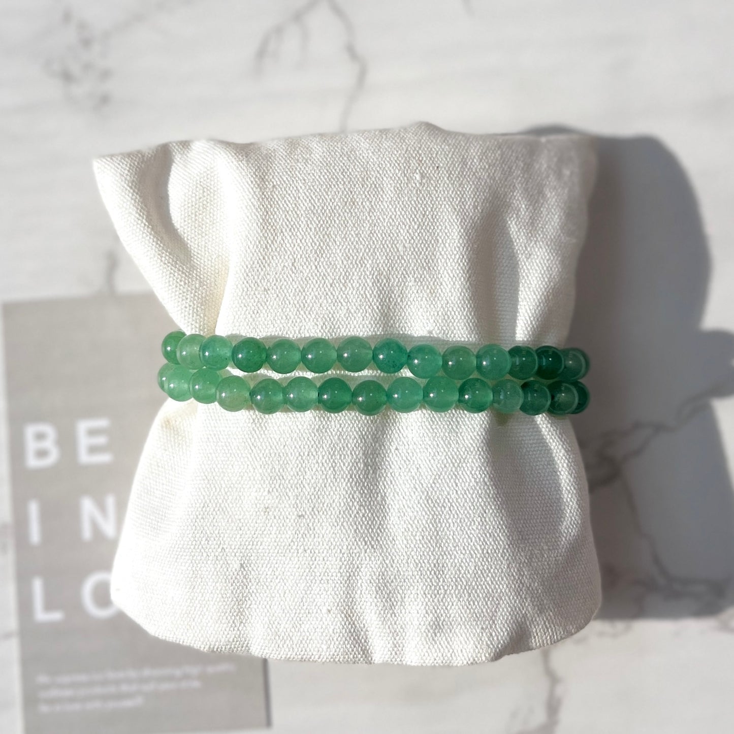 Aventurine bracelet 6mm 東菱玉