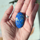 Lapis Lazuli Palm Stone (LL-013)