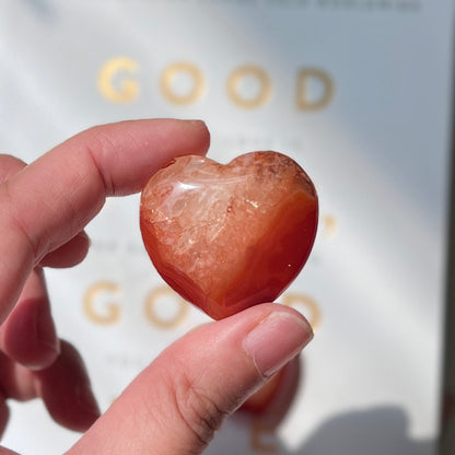 Carnelian Heart 紅玉髓