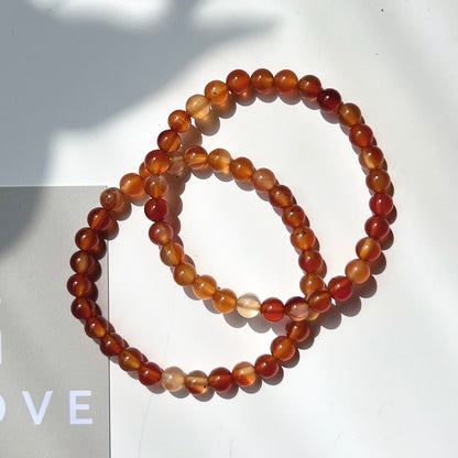 Carnelian Bracelet 6mm 紅玉髓
