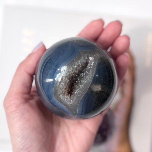Agate sphere 6.7cm 瑪瑙球