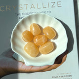 Orange Calcite Tumble stone (OC-TS01)
