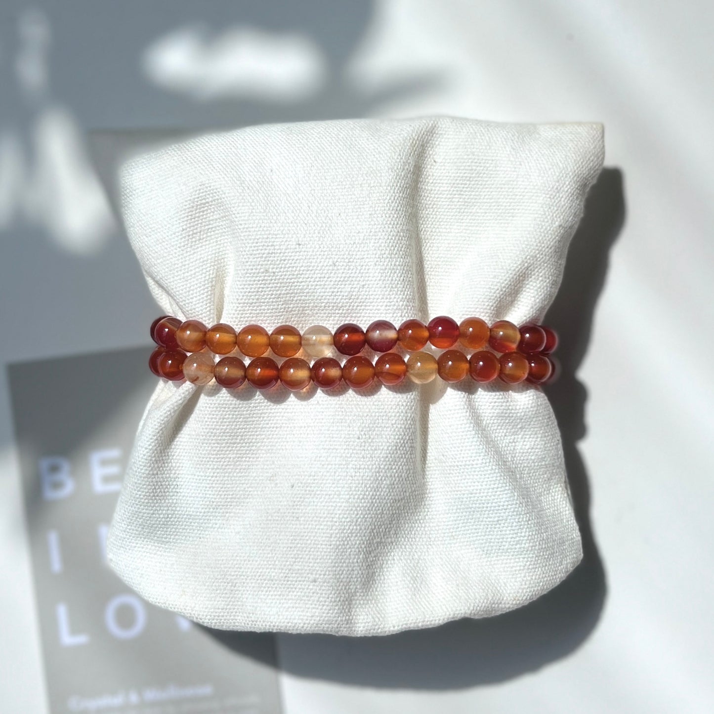 Carnelian Bracelet 6mm 紅玉髓