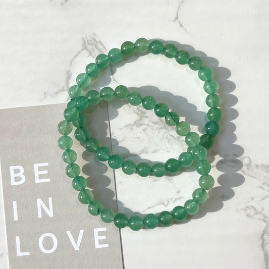 Aventurine bracelet 6mm 東菱玉
