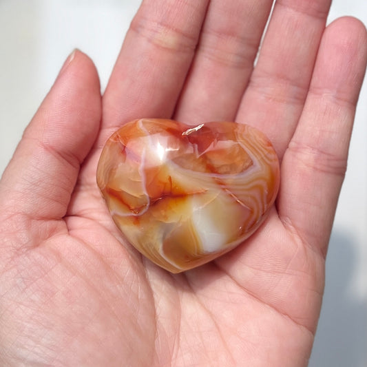 Carnelian Heart 紅玉髓