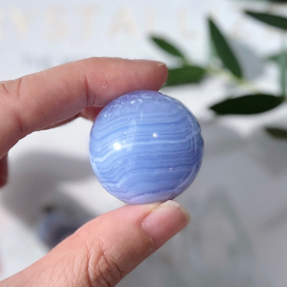 Blue Lace Agate Sphere (BLA-S01)