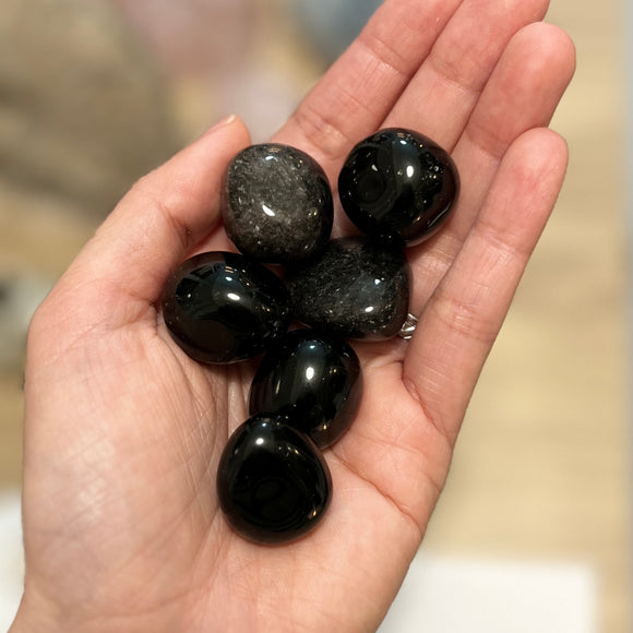 Black Obsidian Tumble Stone (OB-TS01)