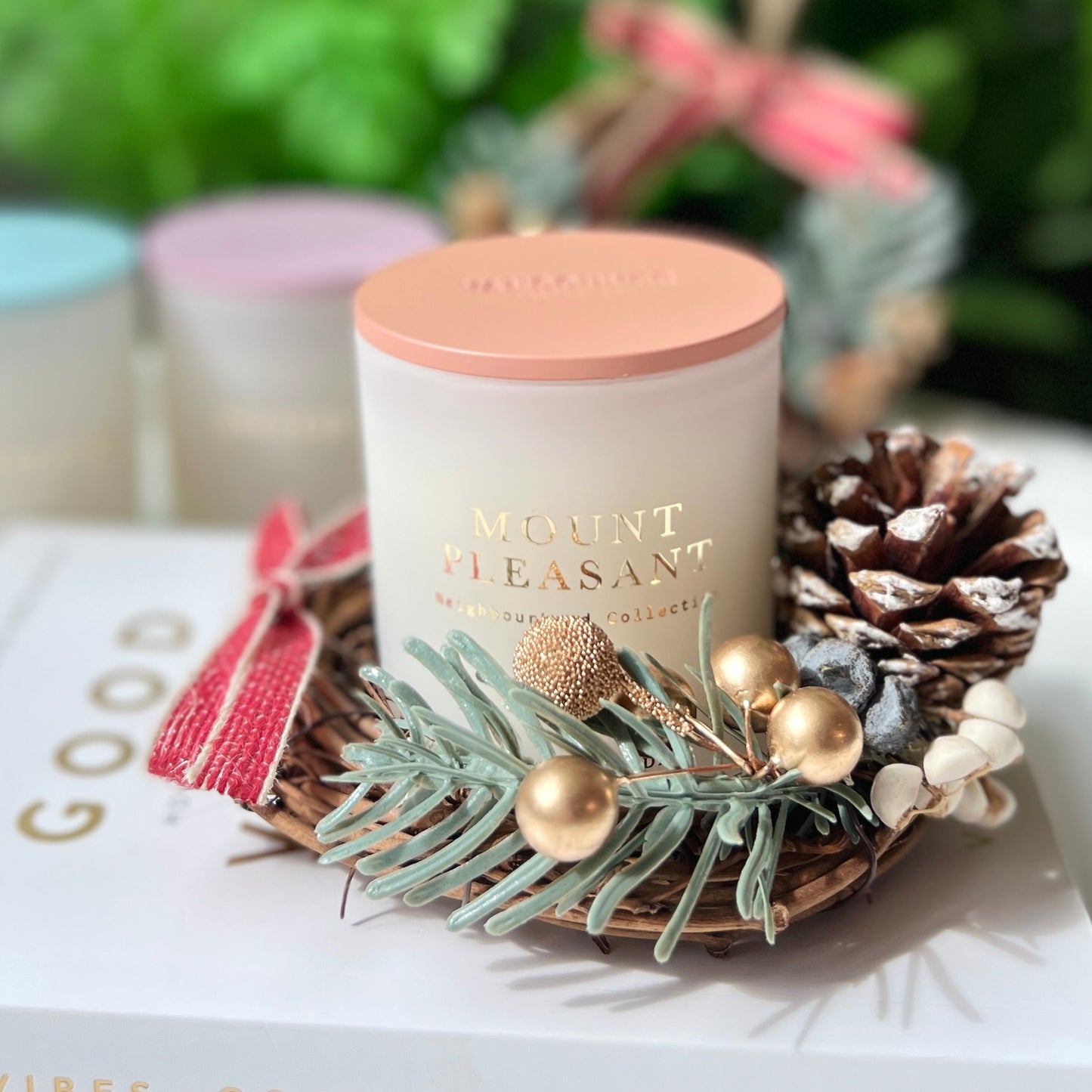 Candle X'mas Set 聖誕套裝 - 棉花大豆蠟燭
