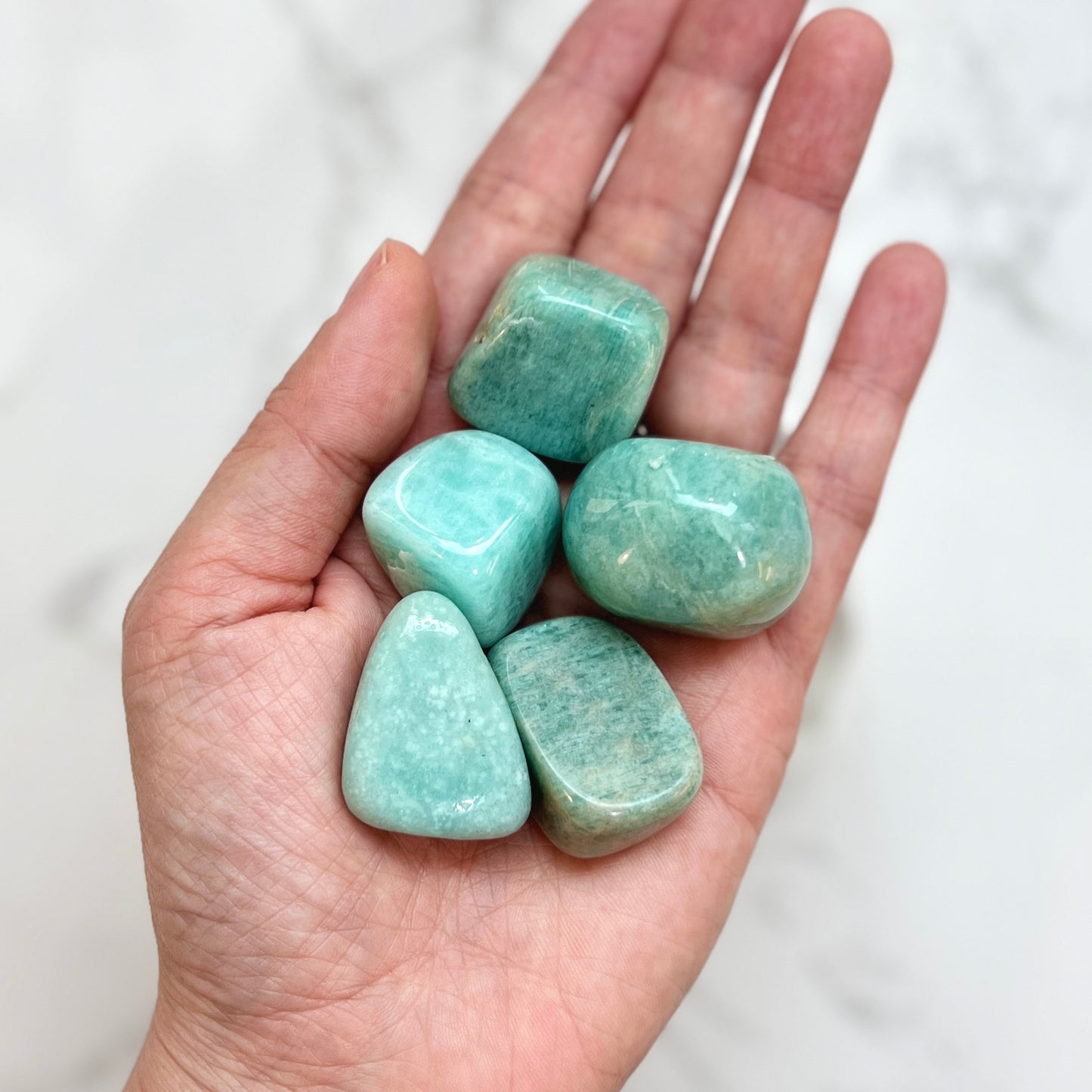 Amazonite Tumble Stone large 天河石