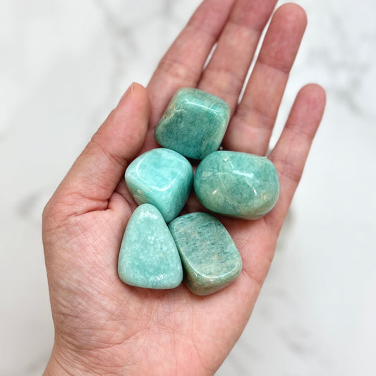 Amazonite Tumble Stone large 天河石