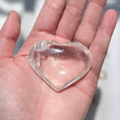Clear Quartz Heart 白水晶