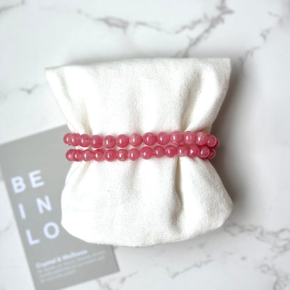 Rhodochrosite Bracelet 6mm 紅紋石