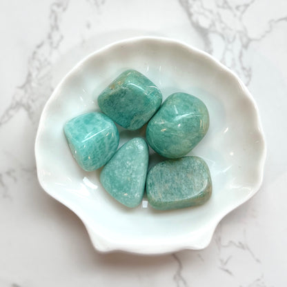 Amazonite Tumble Stone large 天河石