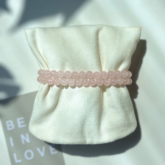 Rose Quartz Bracelet 6mm 粉晶