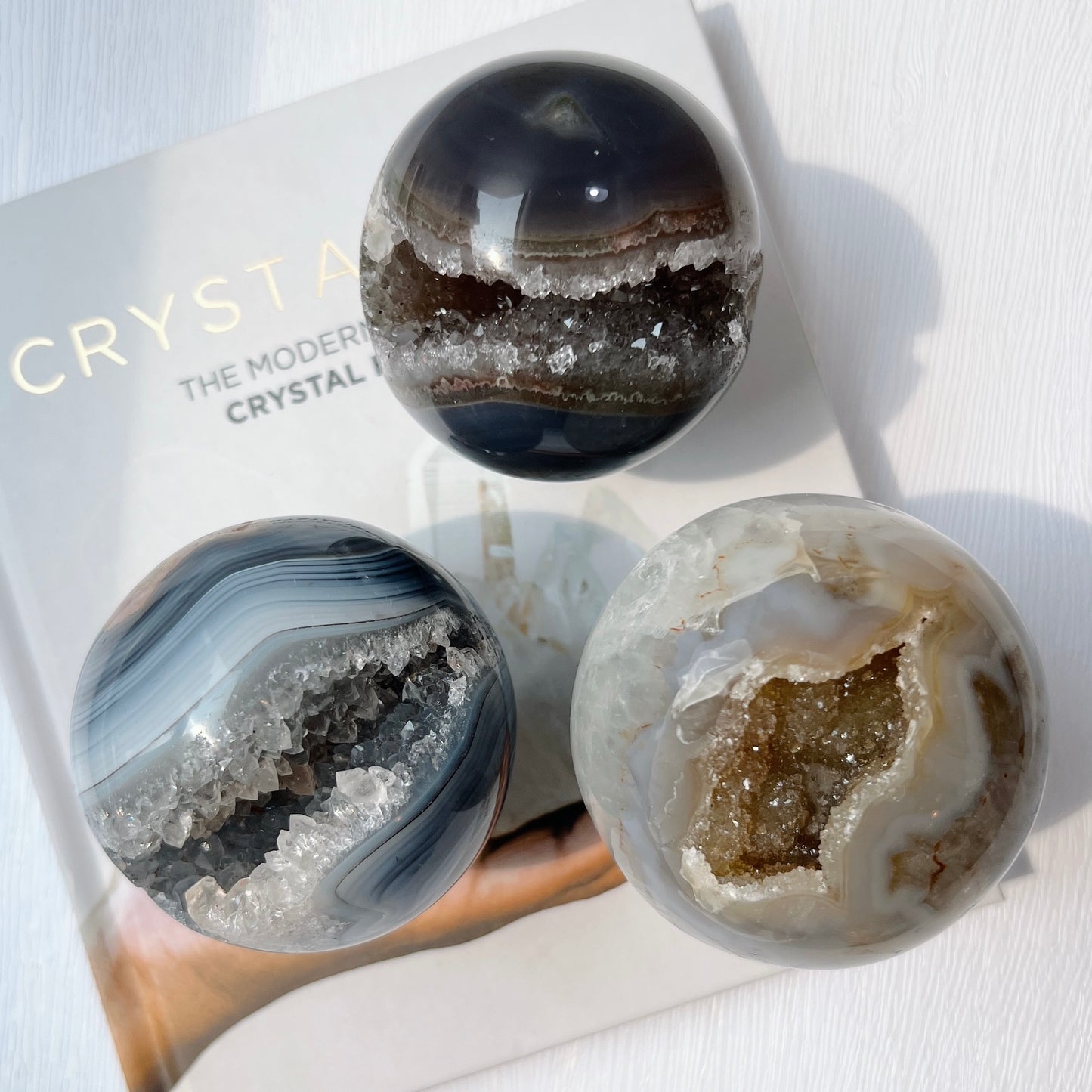 Druzy Agate sphere 7cm 瑪瑙球
