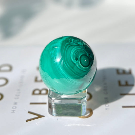 Malachite Sphere 孔雀石