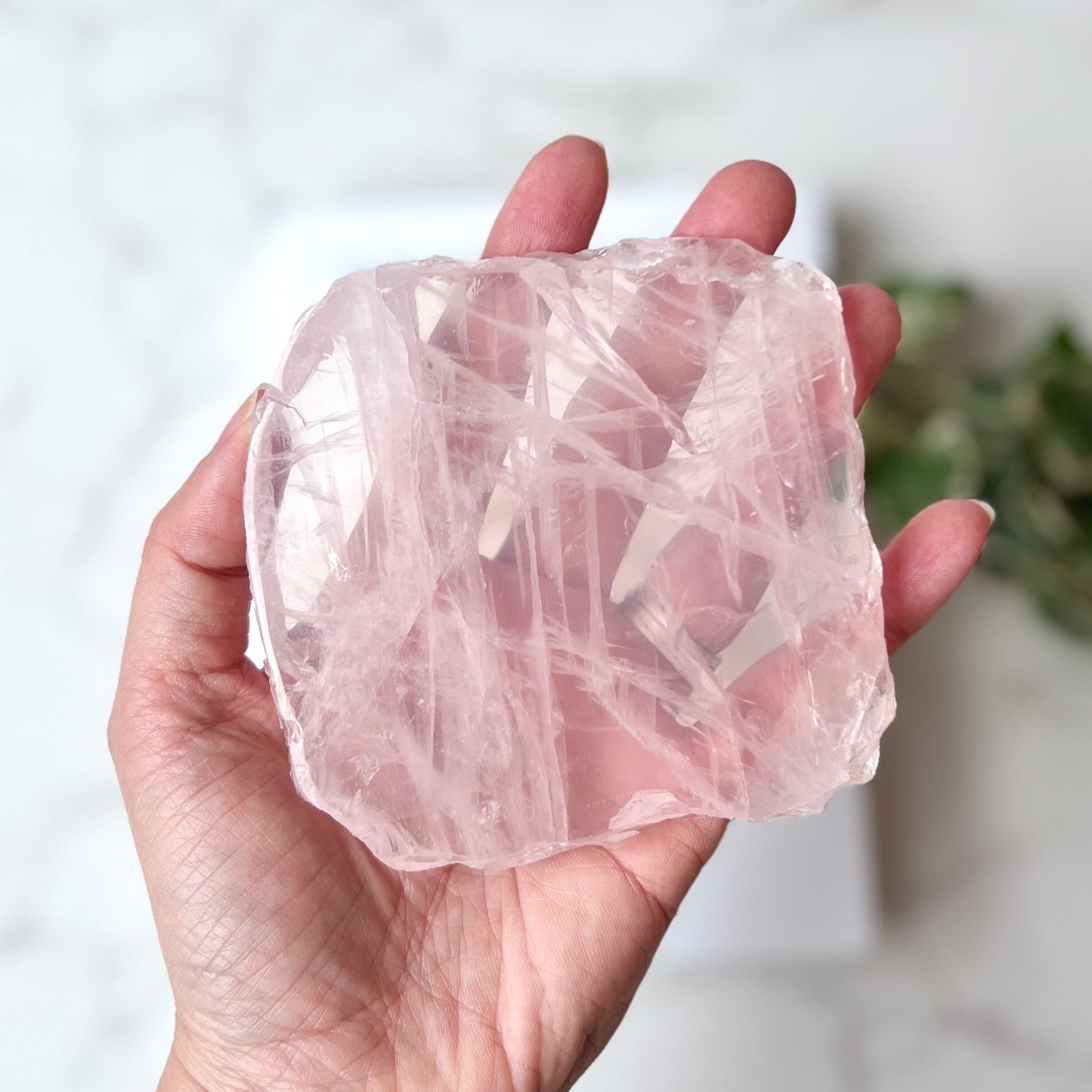 Rose Quartz Coaster 粉晶