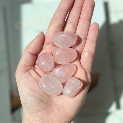 Rose Quartz Tumble Stone 2-3cm 粉晶