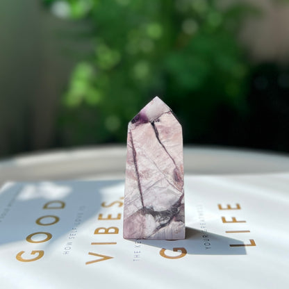 Lepidolite Tower 紫鋰雲母