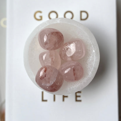 Strawberry Quartz Tumble Stone 草莓晶