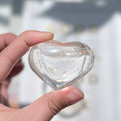 Clear Quartz Heart 白水晶