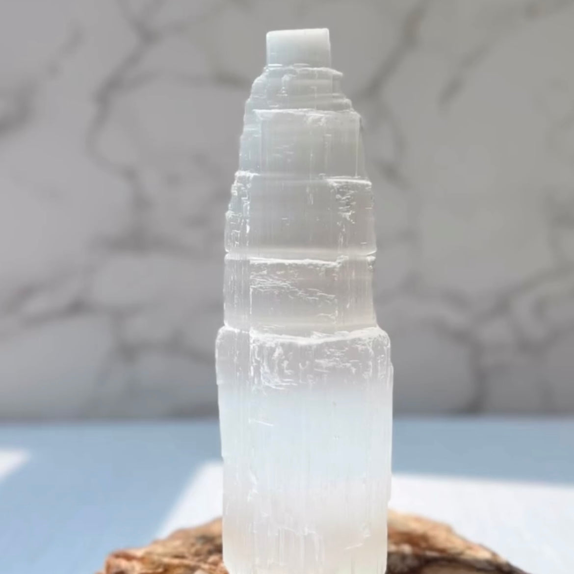 Selenite Tower 15cm