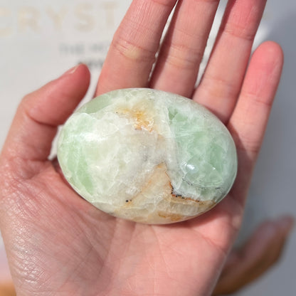 Smithsonite Palm Stone 菱鋅礦