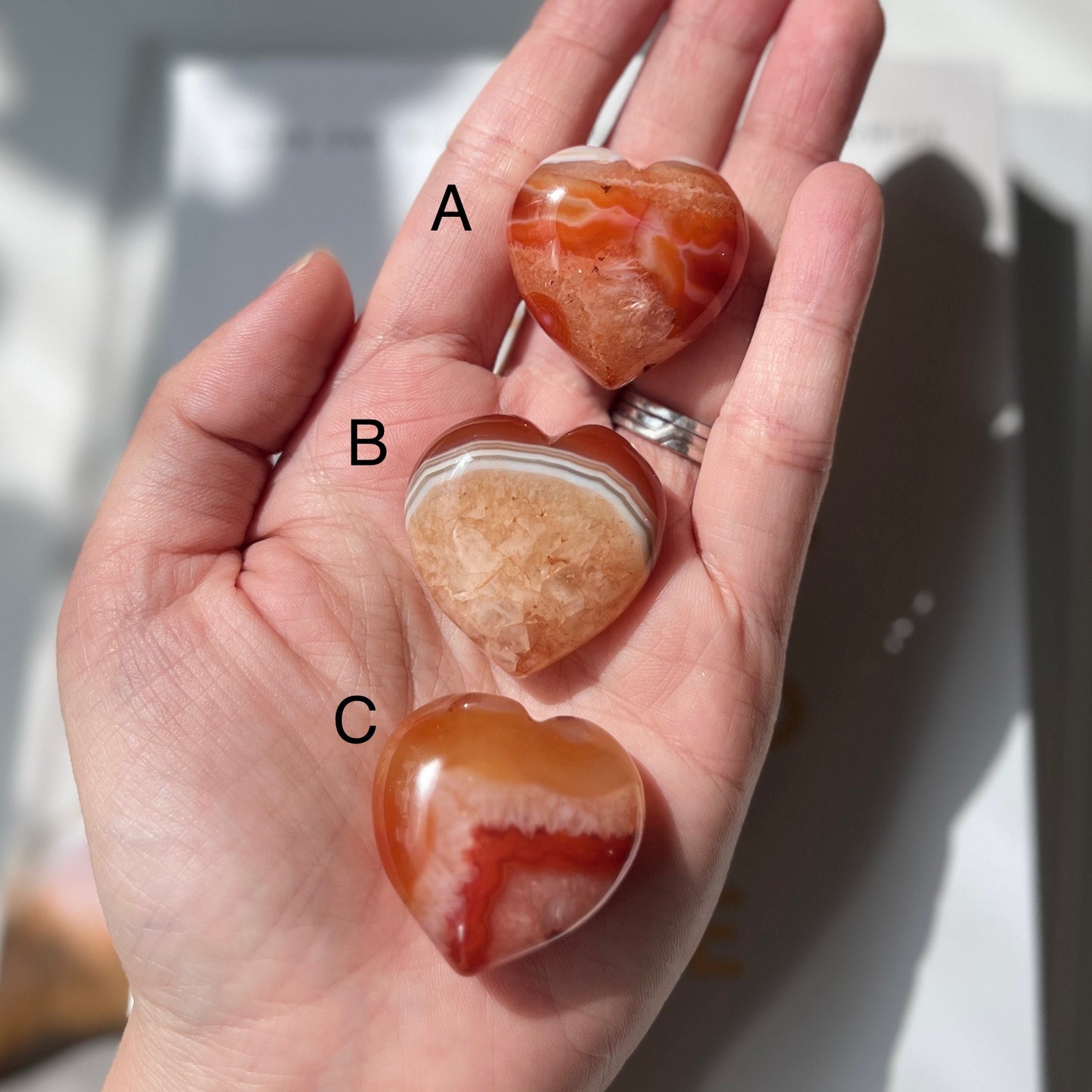 Carnelian Heart 紅玉髓