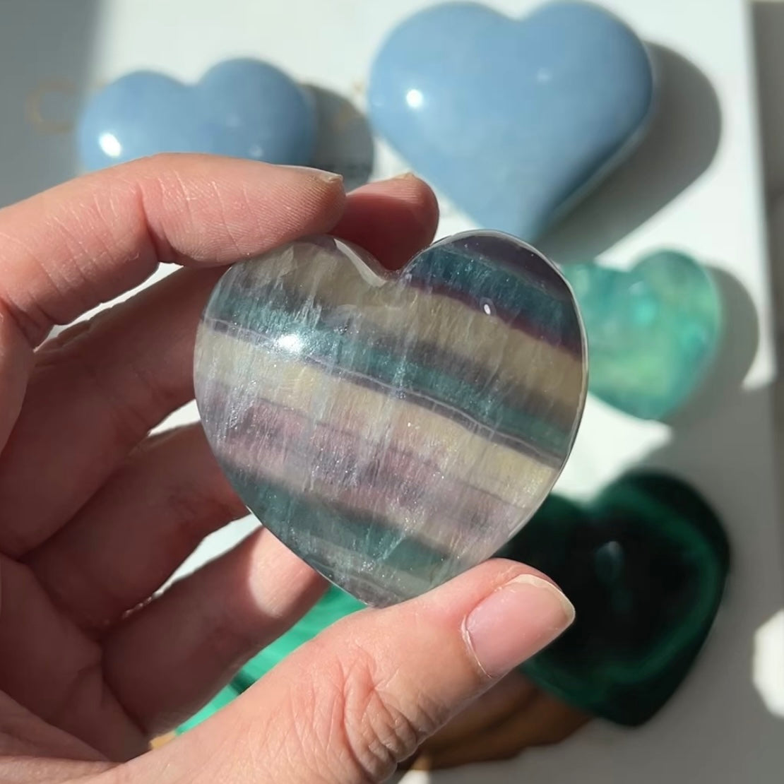 Fluorite Heart (FL-028)