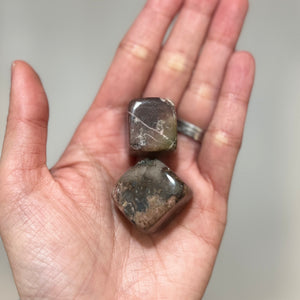 Rhodonite Cube Tumble Stone (RHD-TS01)