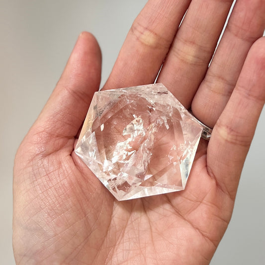 Clear Quartz David Star (CQ-068)