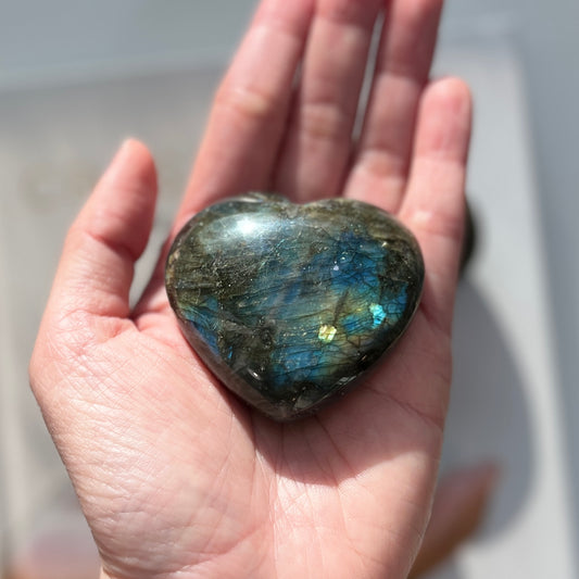 Labradorite Heart (LAB-017)