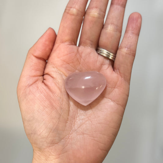 Rose Quartz Mini Heart (RQ-014)