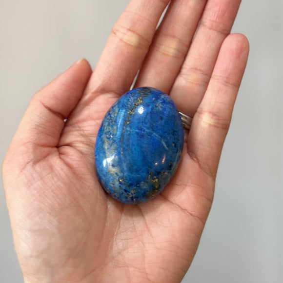 Lapis Lazuli Palm Stone (LL-P01A)