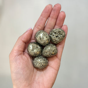 Pyrite Tumble Stone 2-3cm (PY-TS02)