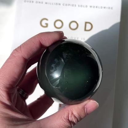 Rainbow Obsidian Sphere 彩虹黑曜石