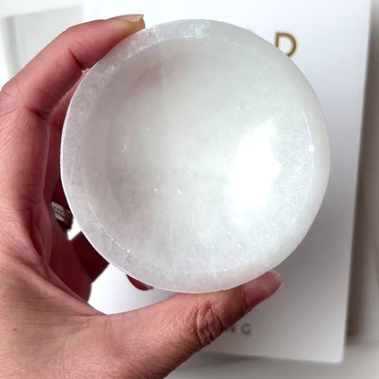 Selenite Bowl 8cm 透石膏碗