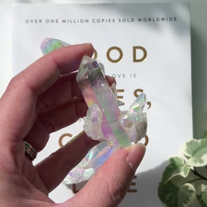 Angel Aura Quartz Cluster 天使光水晶